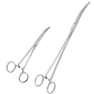 Curved Stainless Steel Forceps